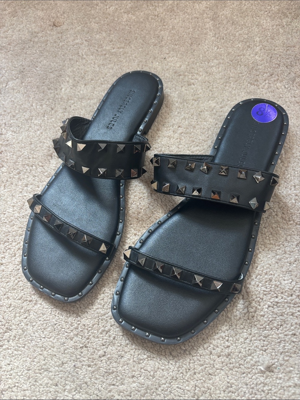 Studded Slip On Sandals